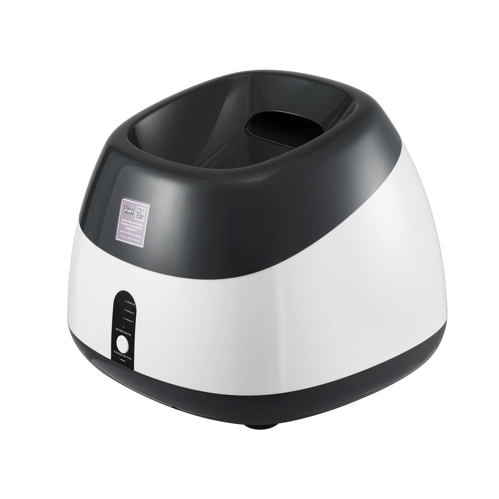 i.Pet Dog Ball Launcher Thrower with 6 ETPU Balls & 14/18/22m Launch Distance Black Awezingly