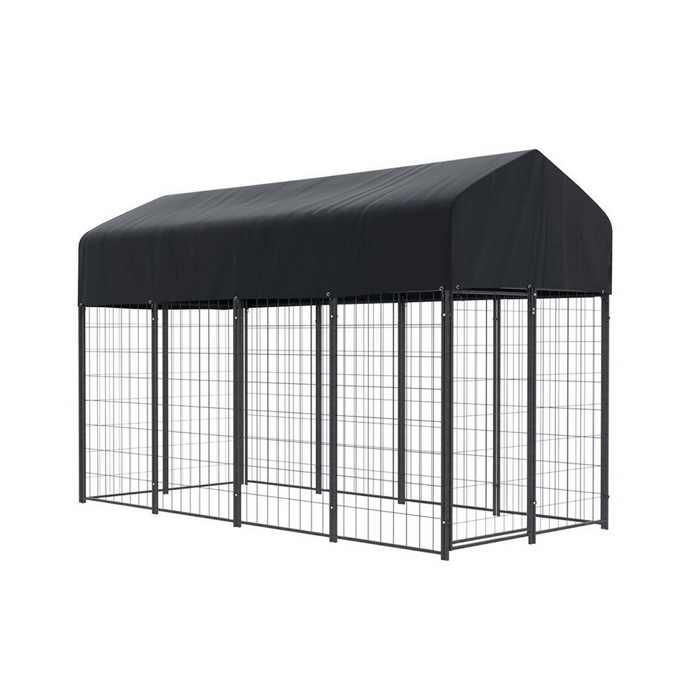i.Pet Dog Kennel Extra Large House Outdoor Playpen Pet Puppy Metal Backyard i.Pet
