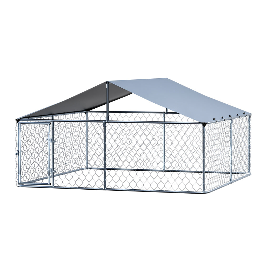 i.Pet Dog Kennel Large House XXL Pet Run Cage Puppy Outdoor Enclosure With Roof i.Pet