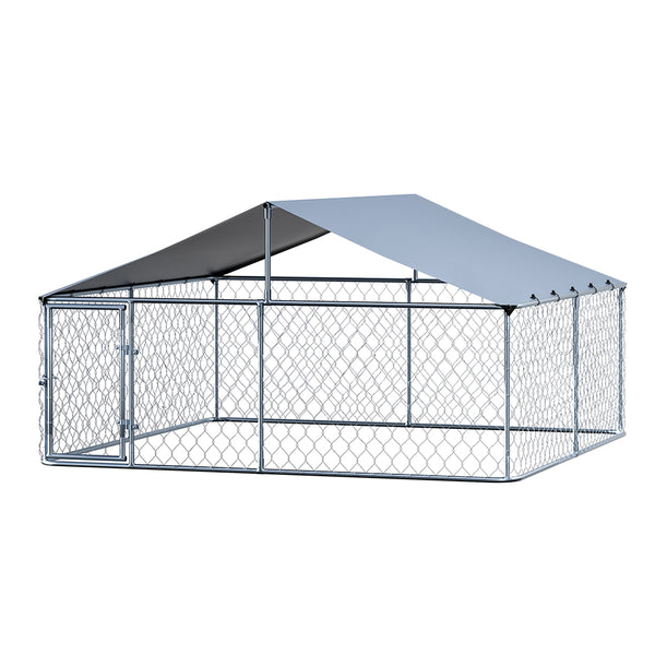 i.Pet Dog Kennel Large House XXL Pet Run Cage Puppy Outdoor Enclosure With Roof i.Pet