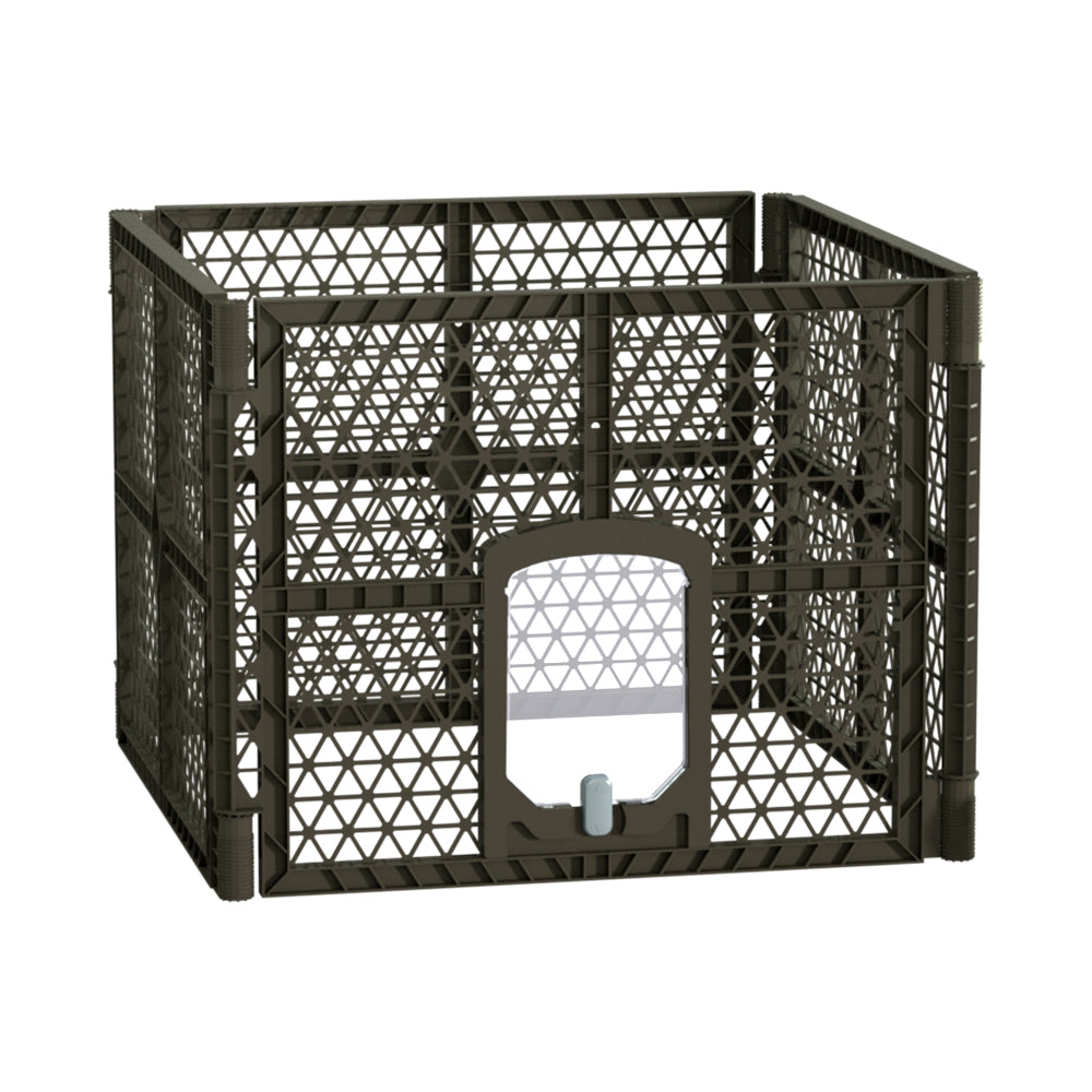 i.Pet Dog Playpen Enclosure 4 Panel Pet Fence Plastic Play Pen i.Pet