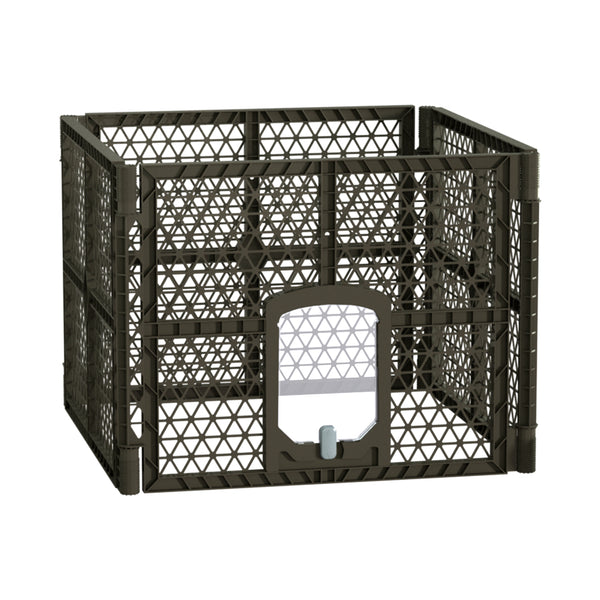 i.Pet Dog Playpen Enclosure 4 Panel Pet Fence Plastic Play Pen i.Pet