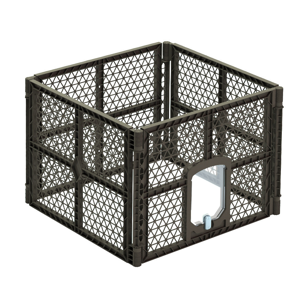 i.Pet Dog Playpen Enclosure 4 Panel Pet Fence Plastic Play Pen i.Pet