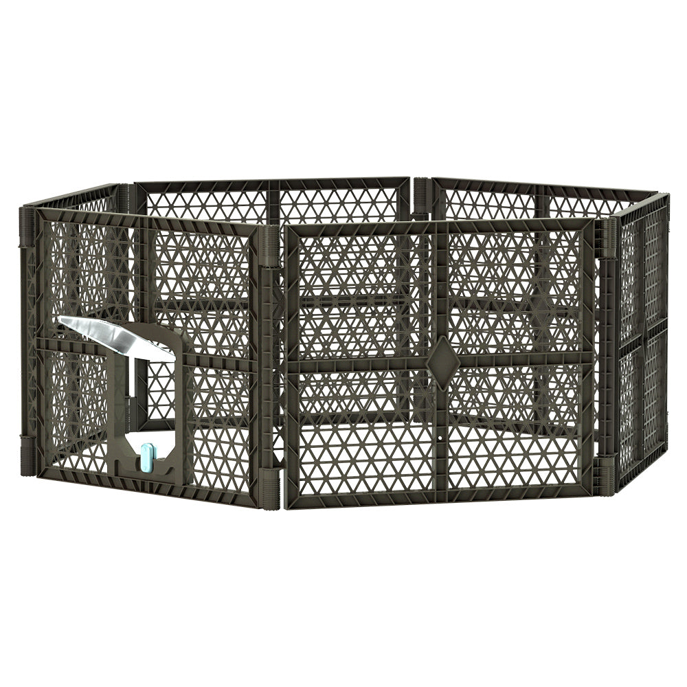 i.Pet Dog Playpen Enclosure 6 Panel Pet Fence Plastic Play Pen i.Pet