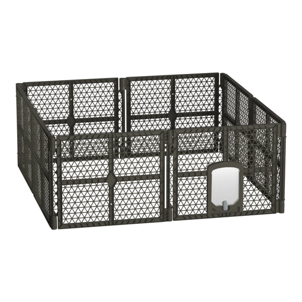 i.Pet Dog Playpen Enclosure 8 Panel Pet Fence Plastic Play Pen i.Pet