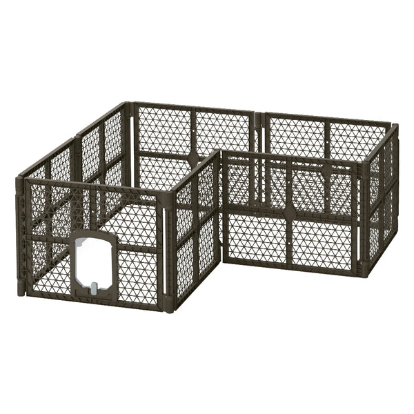 i.Pet Dog Playpen Enclosure 8 Panel Pet Fence Plastic Play Pen i.Pet