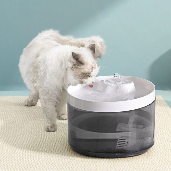 i.Pet Pet Water Fountain Feeder Dispenser Filter Dog Cat Drinking Automatic 2.2L i.Pet