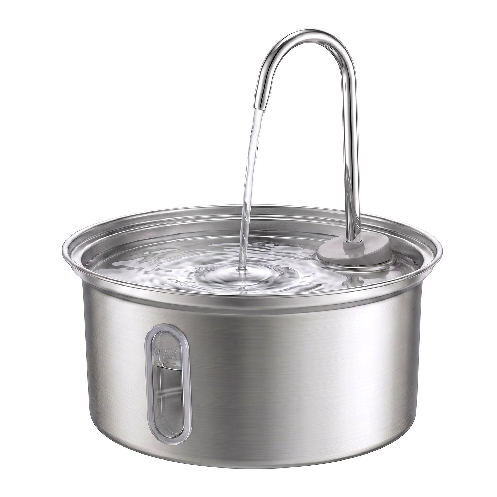 i.Pet 3.2L Cat Water Fountain Pet Feeder Dog Drinking Dispenser 304 Stainless Steel Awezingly