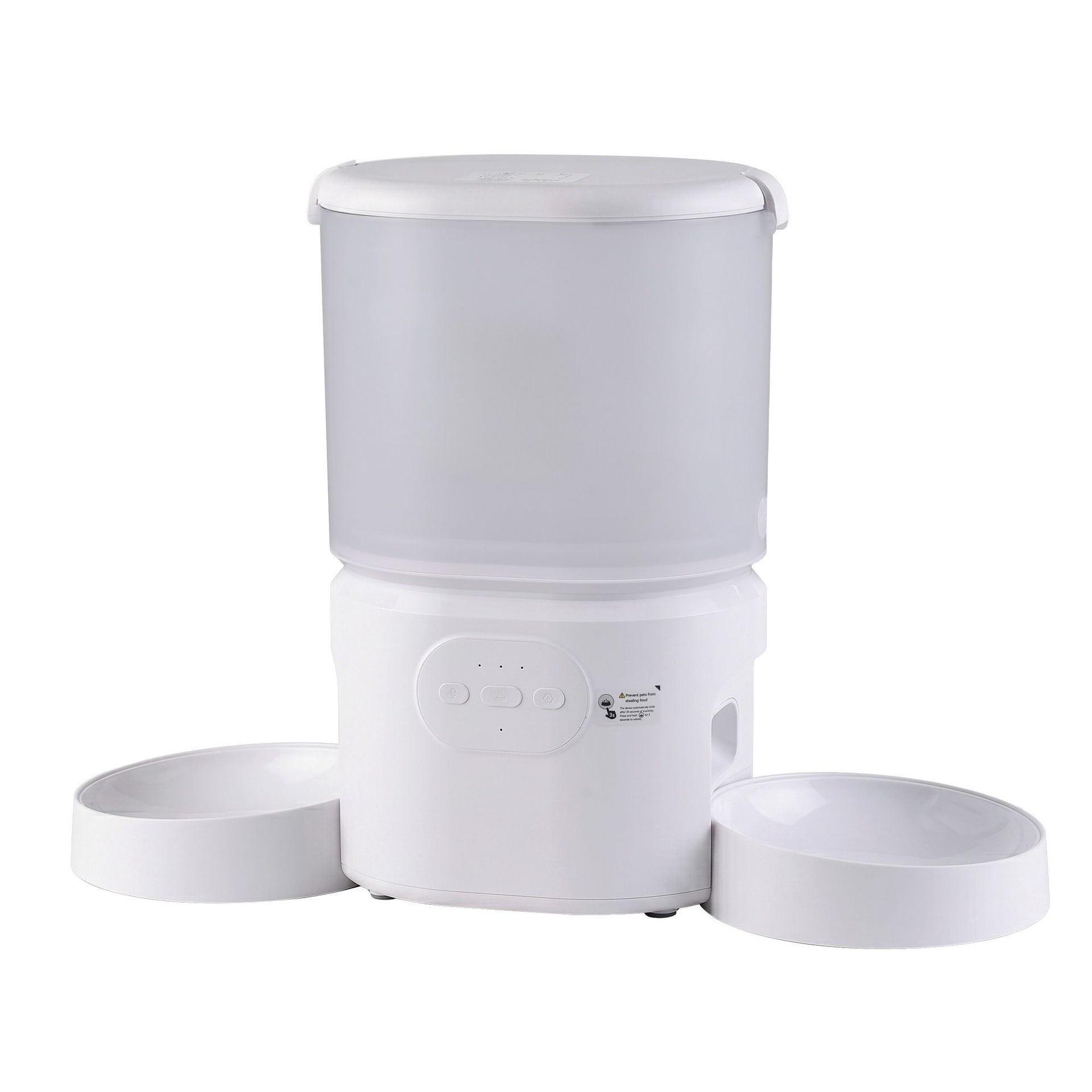 i.Pet 5L Automatic Pet Feeder Dual Bowl Smart Dispenser APP Control Cats Dogs Awezingly