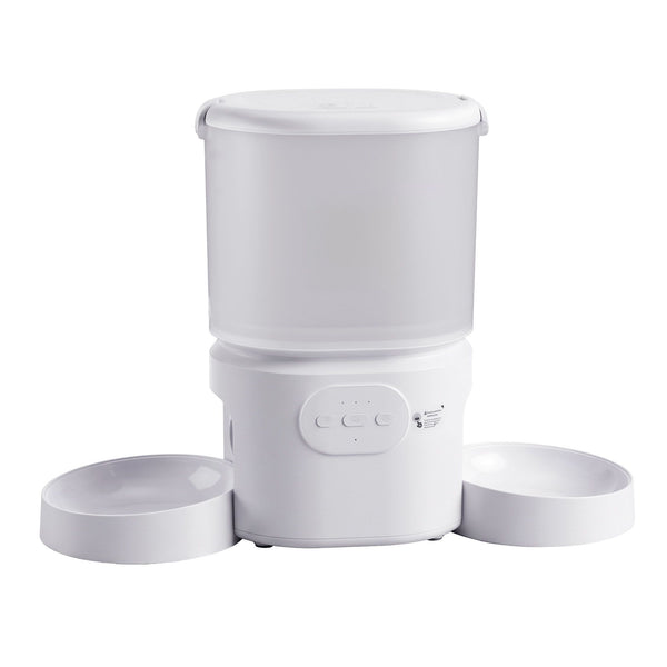 i.Pet 5L Automatic Pet Feeder Dual Bowl Smart Dispenser APP Control Cats Dogs Awezingly