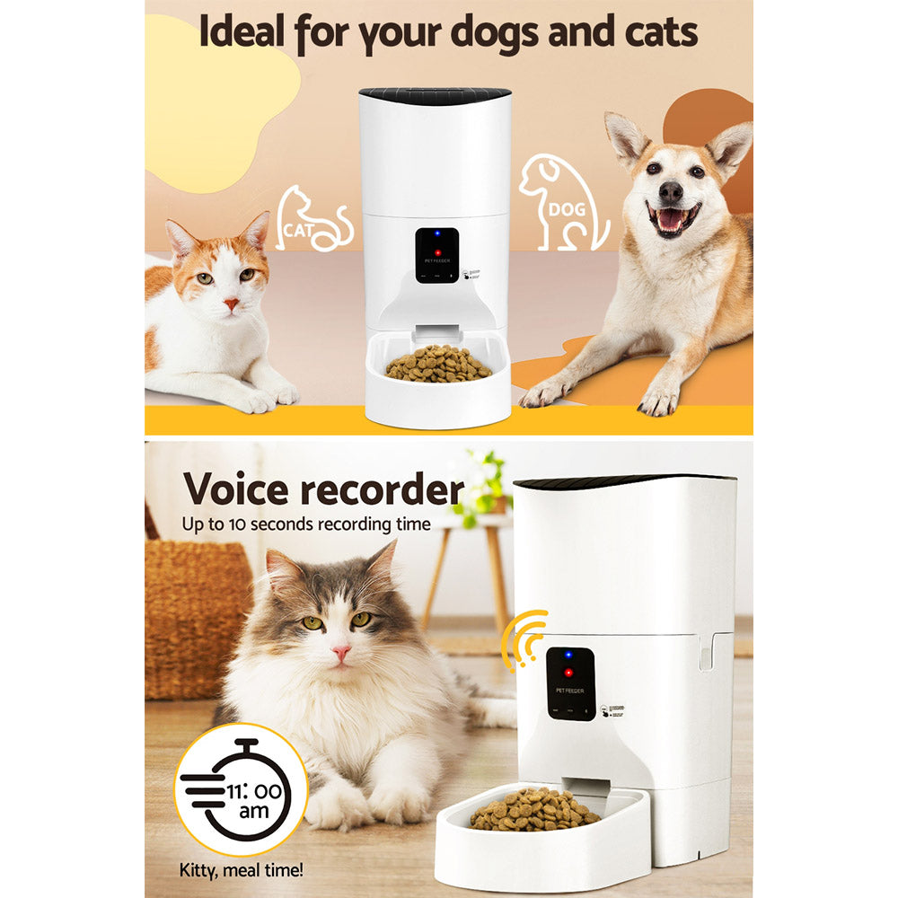 i.Pet Automatic Pet Feeder 9L Wifi Auto Dog Cat Feeder Smart Food Dispenser Timer i.Pet