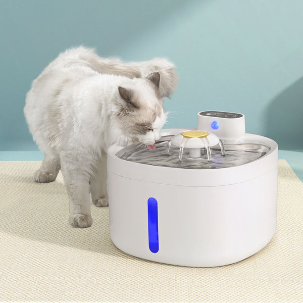 i.Pet Pet Water Fountain Feeder Dispenser Filter Dog Cat Drinking Automatic 2.6L i.Pet