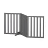 i.Pet Dog Gate Playpen Enclosure 3 Panels Pet Door Fence Wooden Play Pen Stair