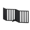 i.Pet Dog Gate Playpen Enclosure 4 Panels Pet Door Fence Wooden Play Pen Stair