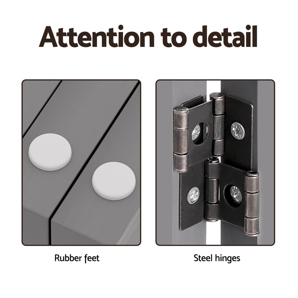 i.Pet Dog Playpen Enclosure 6 Panel Pet Fence Wooden Play Pen i.Pet