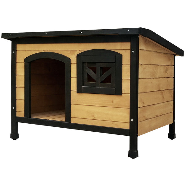 i.Pet Dog Kennel Large Wooden Outdoor Indoor House Pet Puppy Crate Cabin Waterproof i.Pet