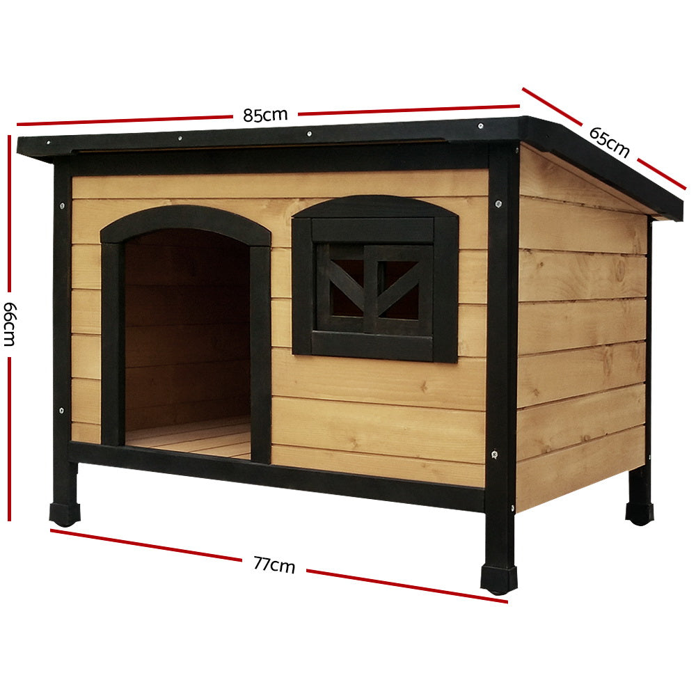 i.Pet Dog Kennel Large Wooden Outdoor Indoor House Pet Puppy Crate Cabin Waterproof i.Pet