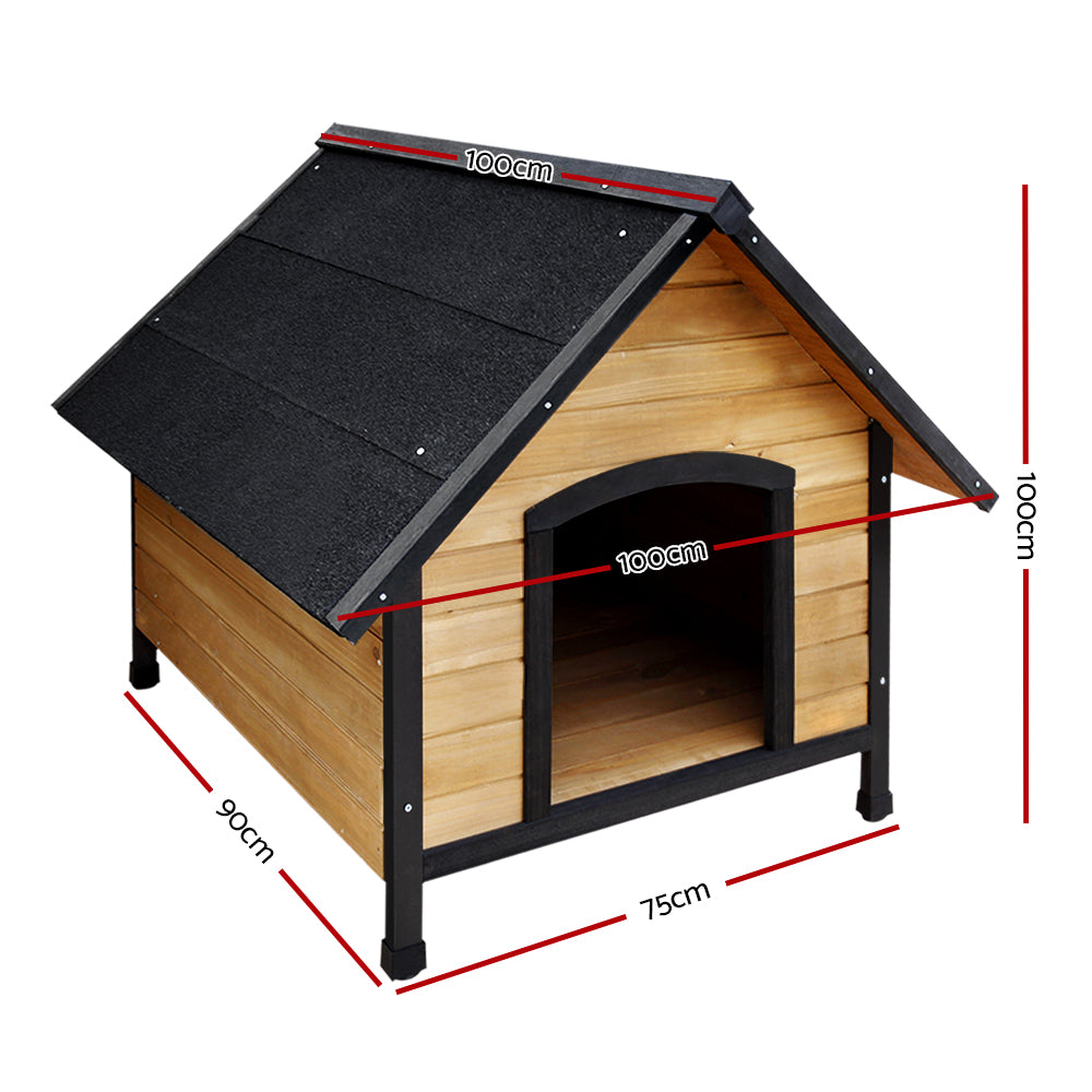 i.Pet Dog Kennel Extra Large Wooden Outdoor House Pet Puppy House XL Crate Cabin Waterproof i.Pet