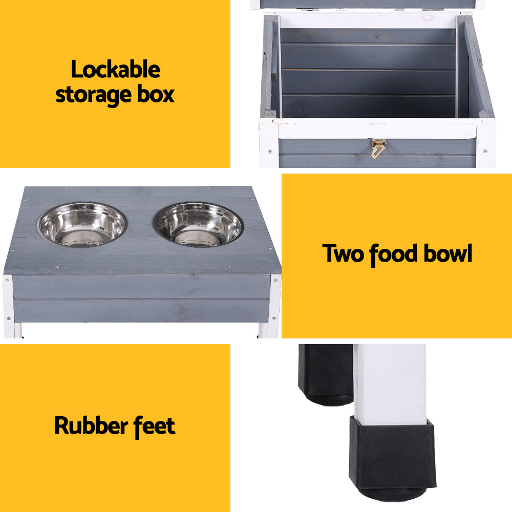 i.Pet Dog Kennel House Large Wooden Outdoor Pet Kennels Indoor Puppy Cabin i.Pet