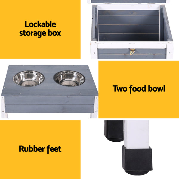 i.Pet Dog Kennel House Large Wooden Outdoor Pet Kennels Indoor Puppy Cabin i.Pet