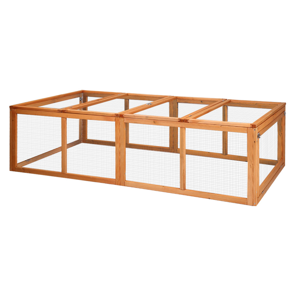 i.Pet Chicken Coop Rabbit Hutch 180cm Extra Large Wooden Chicken House Run XL Hen Cage i.Pet