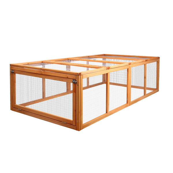 i.Pet Chicken Coop Rabbit Hutch 180cm Extra Large Wooden Chicken House Run XL Hen Cage i.Pet