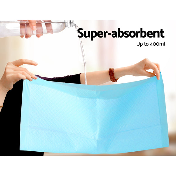 i.Pet Pet Training Pads 200pcs 60x60cm Puppy Dog Toilet Pee Indoor Super Absorbent Blue i.Pet