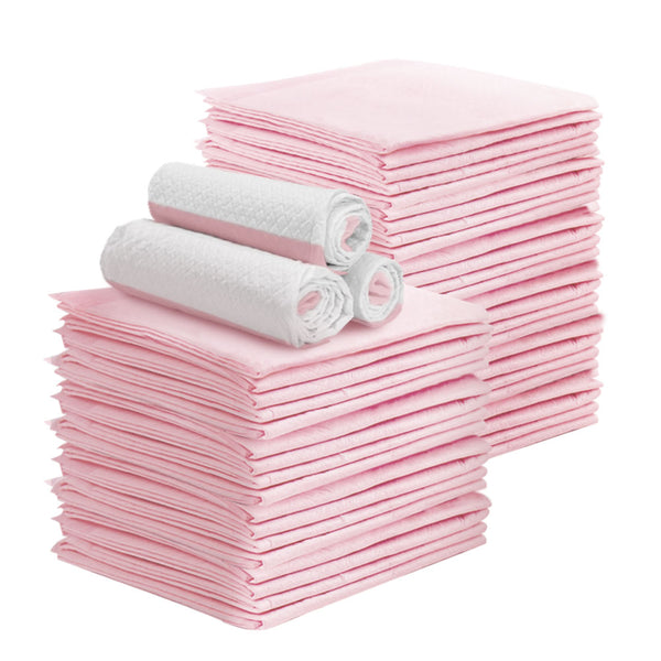i.Pet Pet Training Pads 400pcs 60x60cm Puppy Dog Toilet Pee Indoor Super Absorbent Pink i.Pet