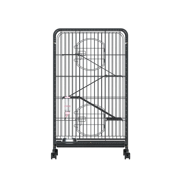 i.Pet Rabbit Cage Indoor Hutch Guinea Pig Bird Ferret Cat Hamster 110cm 4 Level i.Pet