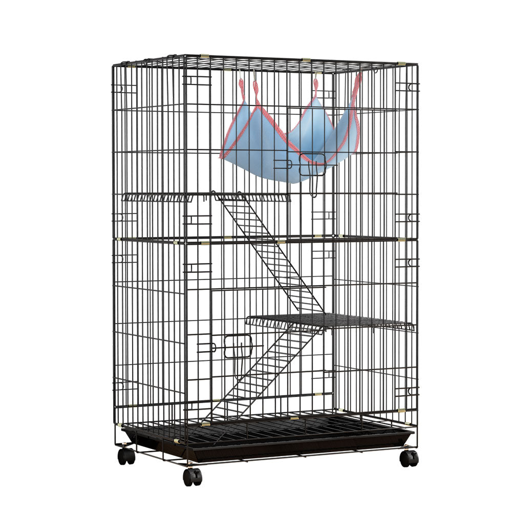 i.Pet Rabbit Cage 100cm Hutch 3 Level Indoor Guinea Pig Ferret i.Pet