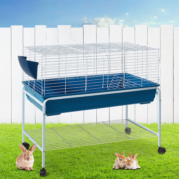 i.Pet Rabbit Cage Hutch 106cm Indoor Enclosure Carrier i.Pet