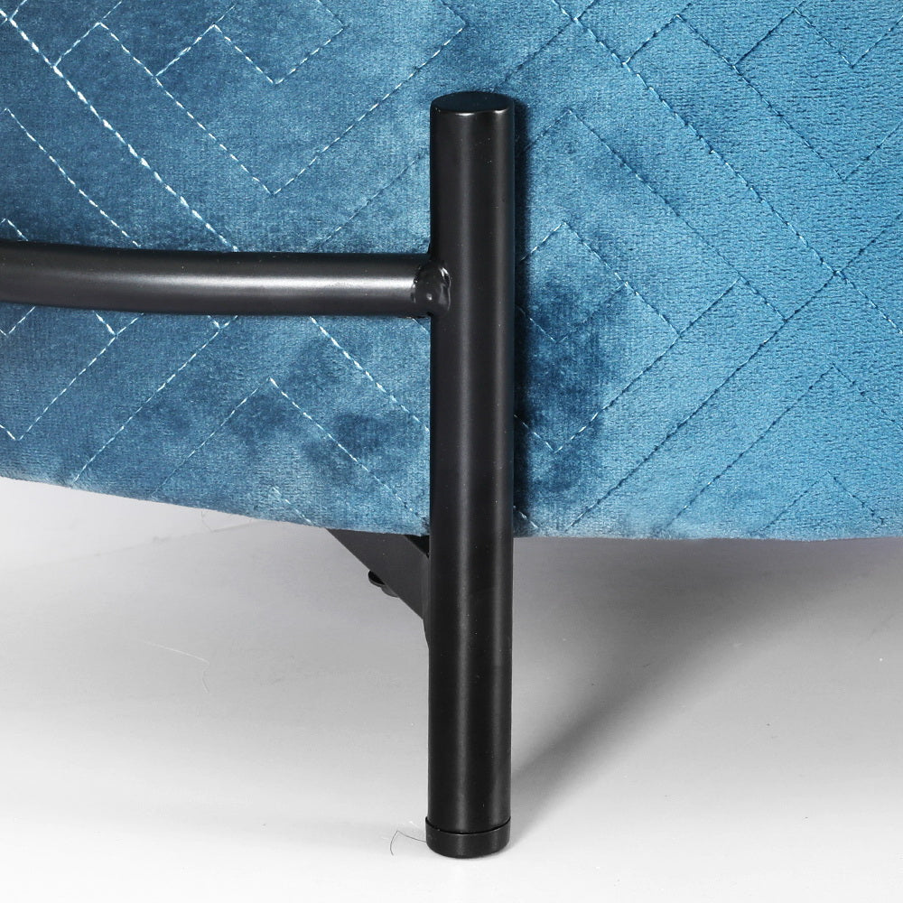 i.Pet Pet Bed Dog Sofa Lounge Cat Calming Couch Raised Blue i.Pet