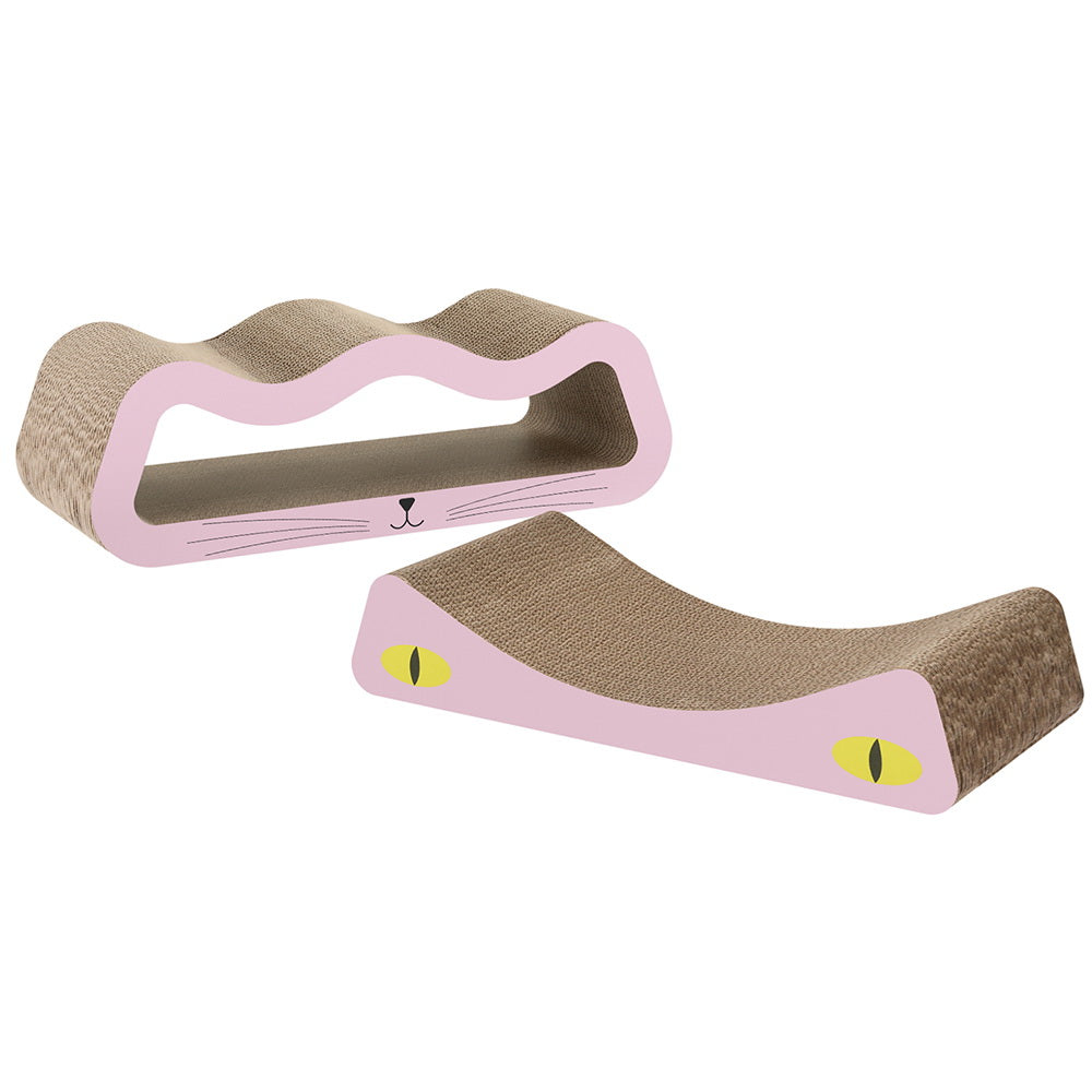 i.Pet Cat Scratching Board Scratcher Cardboard Kitten Indoor Climbing Pad Catnip i.Pet