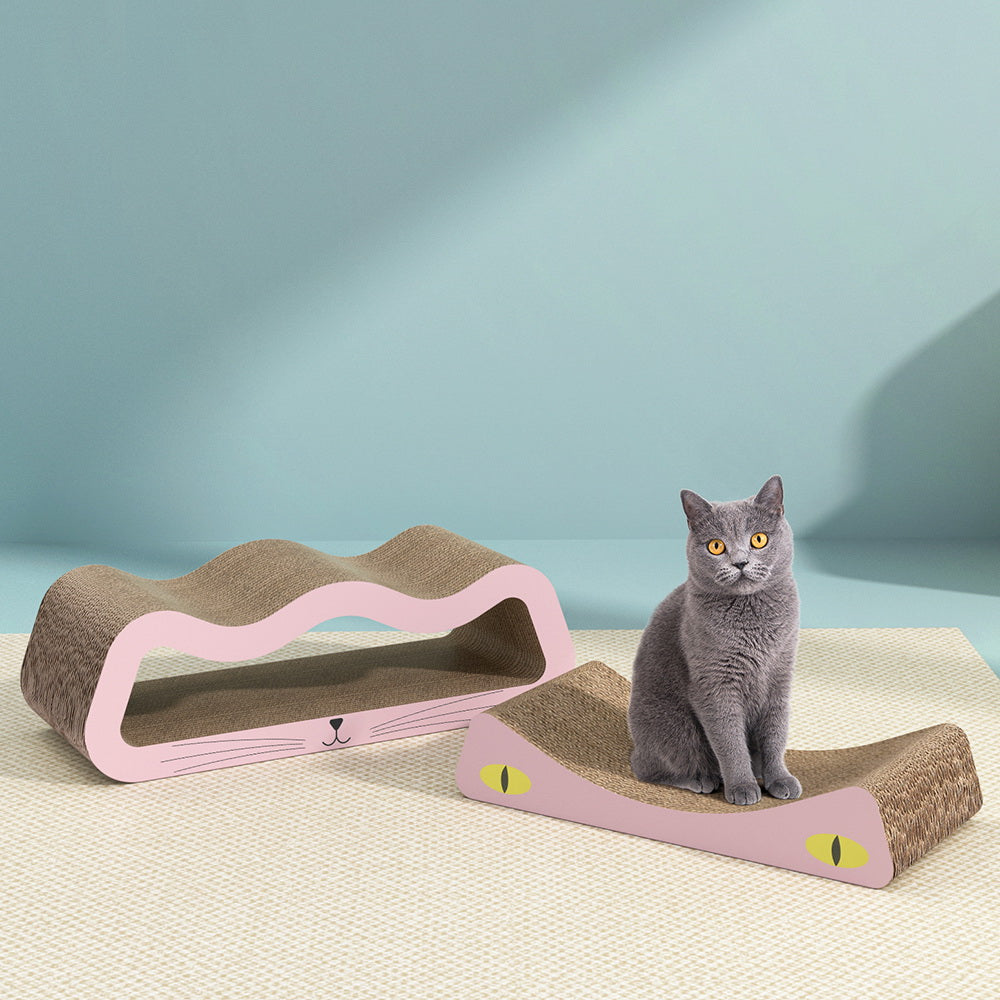 i.Pet Cat Scratching Board Scratcher Cardboard Kitten Indoor Climbing Pad Catnip i.Pet