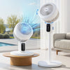 Devanti Pedestal Fan W/ Remote 3 Speed 12H Timer Height Adjustable Cooling Fan
