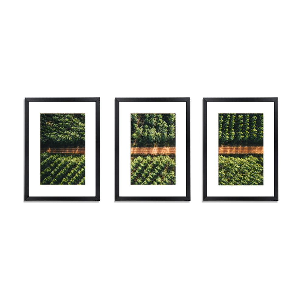 3 PCS Photo Frame Wall Set A3 Picture Home Decor Art Gift Present Black Awezingly
