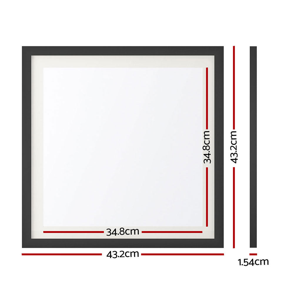 Artiss Photo Frame 2PCS Set Black Artiss