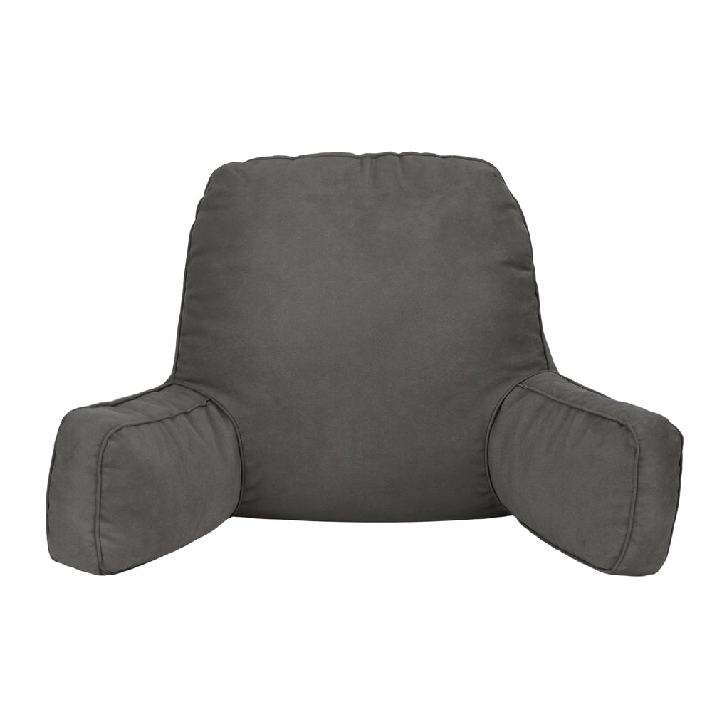 Giselle Reading Pillow Back Rest Lumbar Support Cushion Grey Giselle Bedding