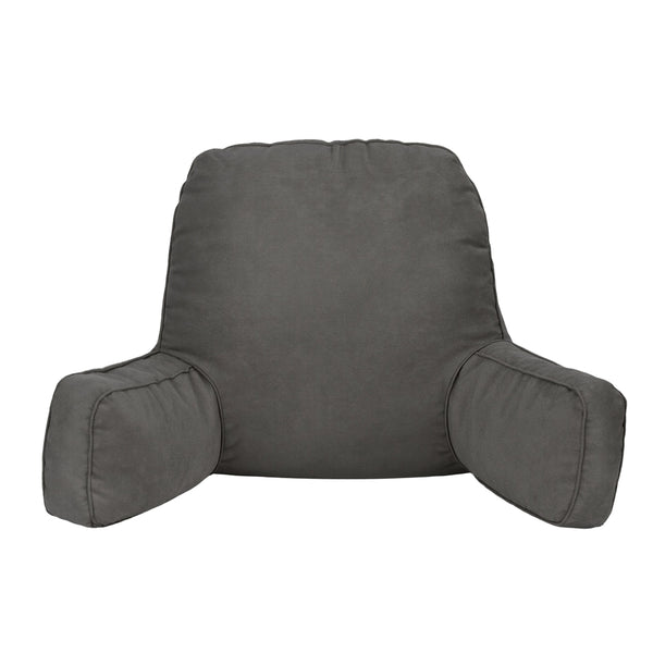Giselle Reading Pillow Back Rest Lumbar Support Cushion Grey Giselle Bedding
