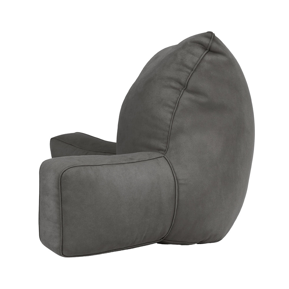 Giselle Reading Pillow Back Rest Lumbar Support Cushion Grey Giselle Bedding