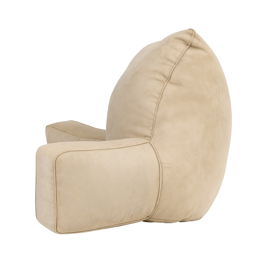 Giselle Reading Pillow Back Rest Lumbar Support Cushion Oatmeal Giselle Bedding