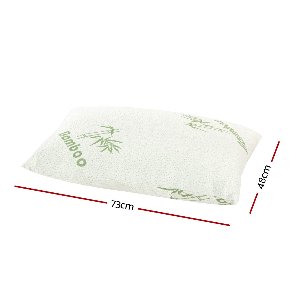 Giselle Bedding 4 Pack Bamboo Pillow Family Hotel Giselle Bedding