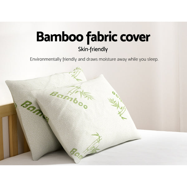 Giselle Bedding 4 Pack Bamboo Pillow Family Hotel Giselle Bedding