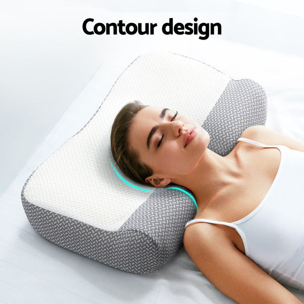 Giselle Contour Pillow Memory Foam Awezingly