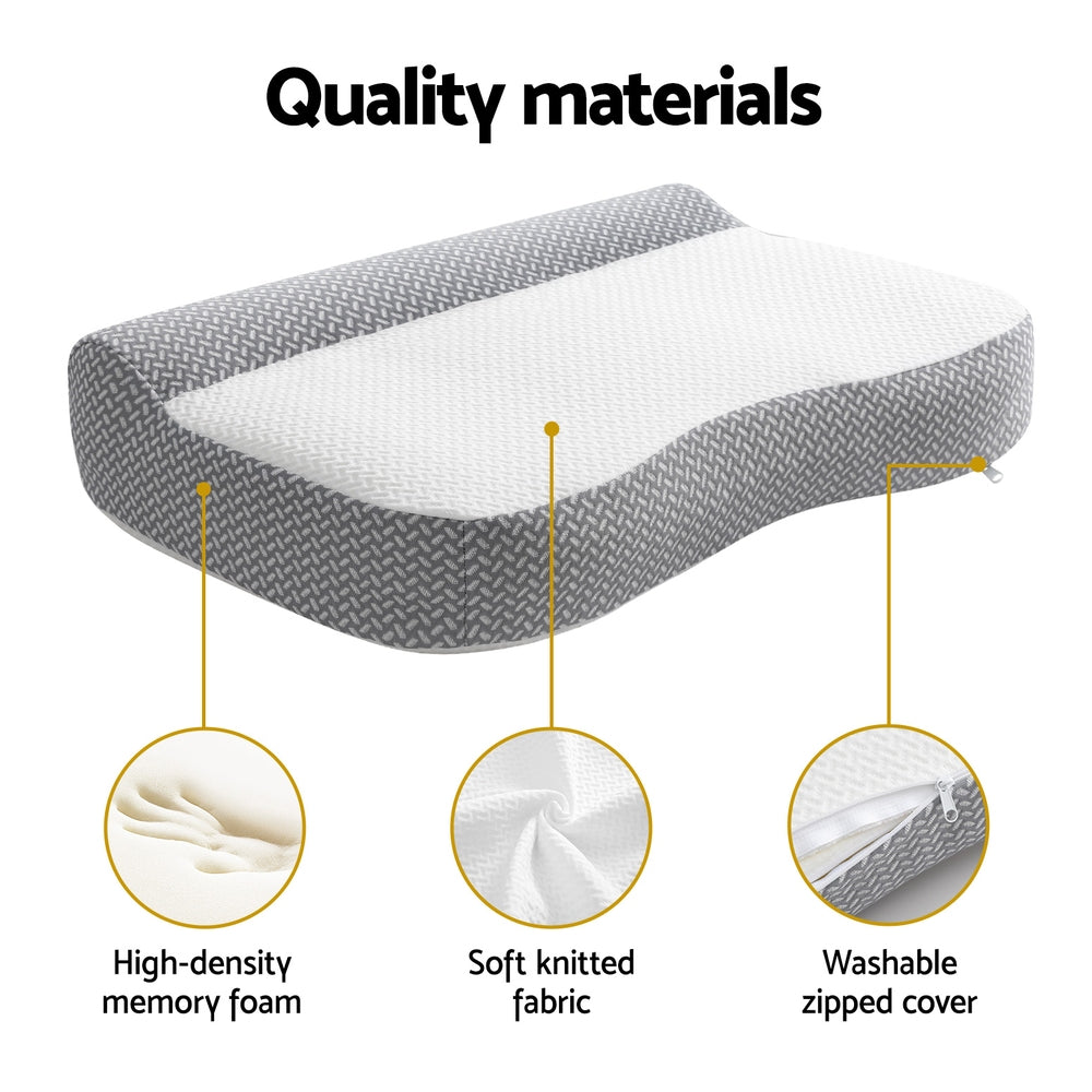 Giselle Contour Pillow Memory Foam Awezingly
