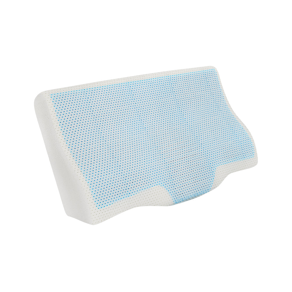 Giselle Bedding Memory Foam Contour Pillow Cool Gel Bamboo Cover Awezingly