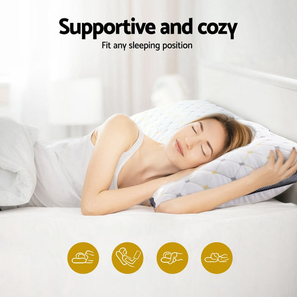 Giselle Bedding Pillows Microfibre Pillow Awezingly