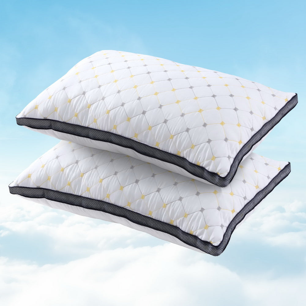 Giselle 2pcs Pillows Microfibre Awezingly