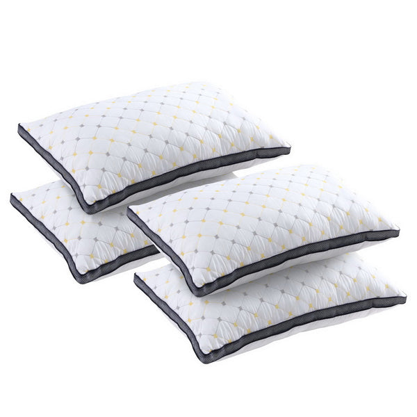 Giselle 4pcs Pillows Microfibre Awezingly