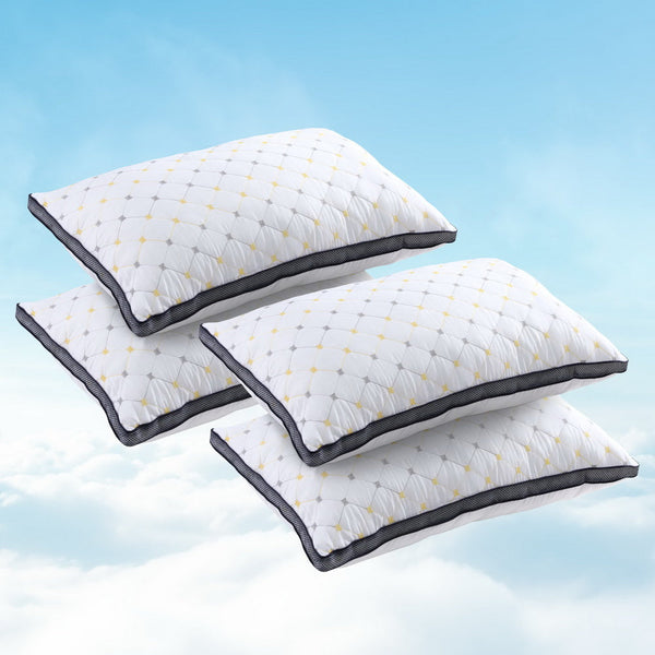 Giselle 4pcs Pillows Microfibre Awezingly